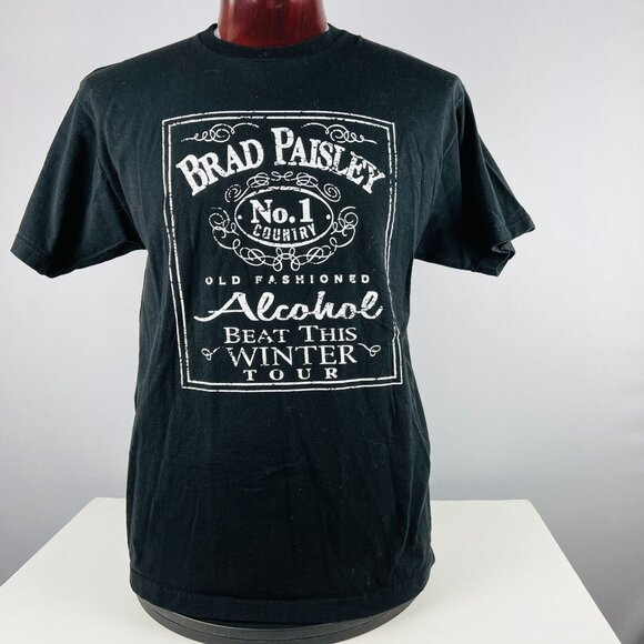 Brad Paisley ALCOHOL Beat This Winter Tour Concert XL T-Shirt Shirt - Picture 1 of 6